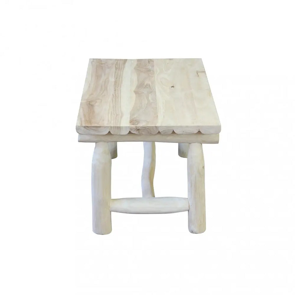 Tavolino Basso Rettangolare in Teak