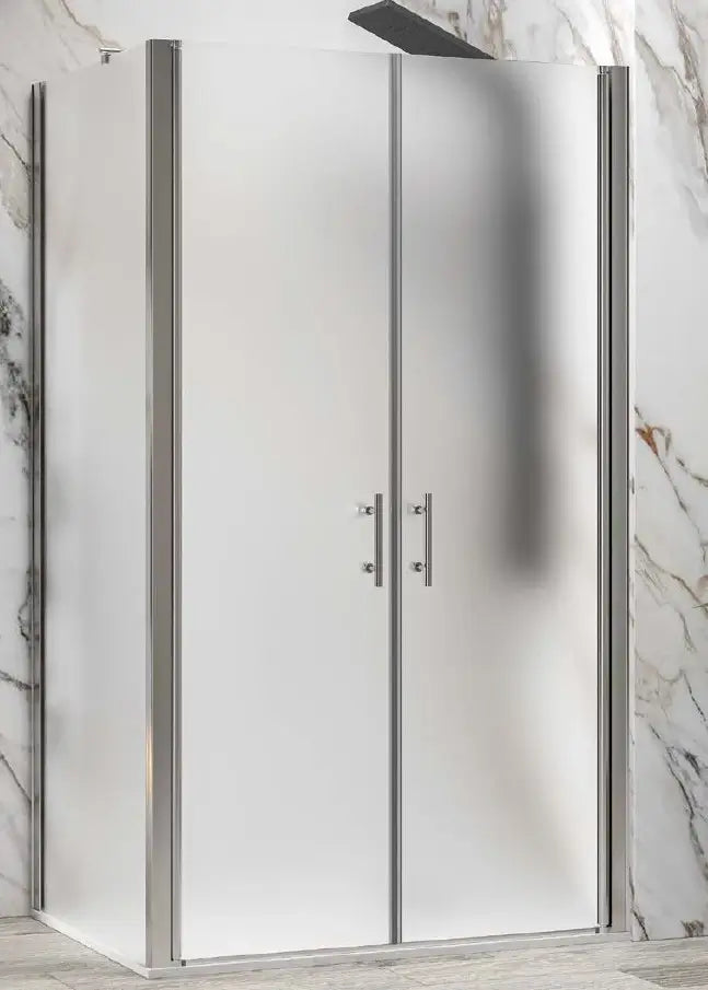 Box Doccia Saloon Satinato Apertura Interna Esterna H200 6mm