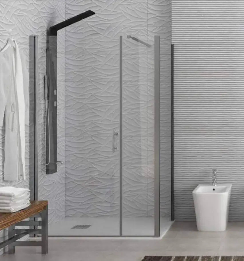 Doccia con porta a battente: 13 modelli per il bagno moderno - Cose di Casa