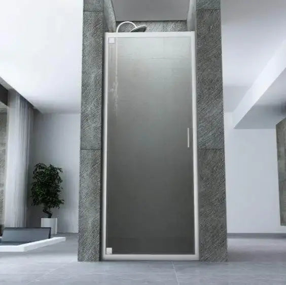 Porta Doccia Opaca Battente Interna o Esterna Pivot 6mm H190 Anticalcare