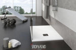 Piatto doccia rettangolare 70x90 in un bagno piccolo
