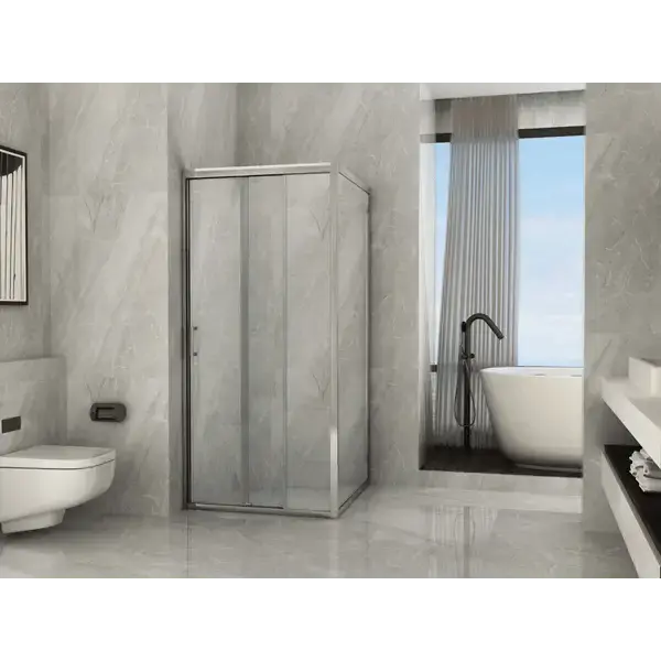 Box Doccia 3 Ante Scorrevoli 6mm H190 Trasparente