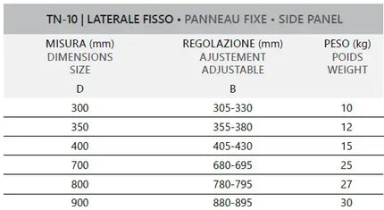 Box Doccia H200 Alluminio Spazzolato Trasparente 8mm Anticalcare
