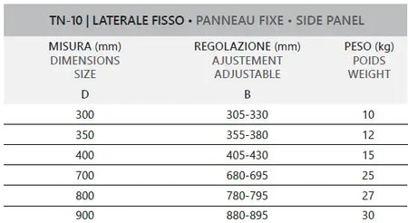 Box Doccia H200 Alluminio Spazzolato Trasparente 8mm Anticalcare