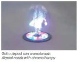 Cromoterapia integrata negli airpool