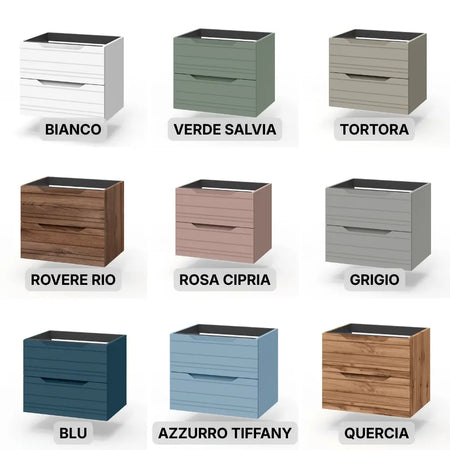 Composizione Bagno Sospesa 100cm - Solmira