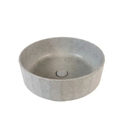 Lavabo Da Appoggio In Marmoresina - Castle Smoke Grey