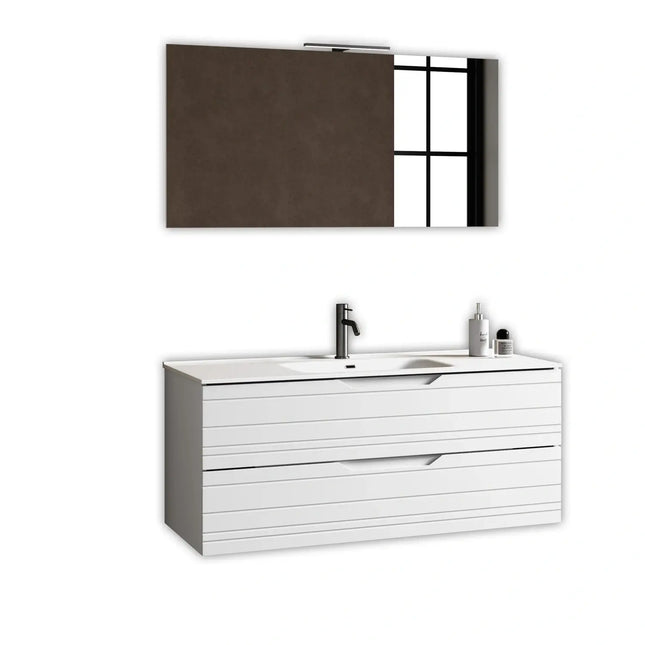 Composizione Bagno Sospesa 120cm - Solmira