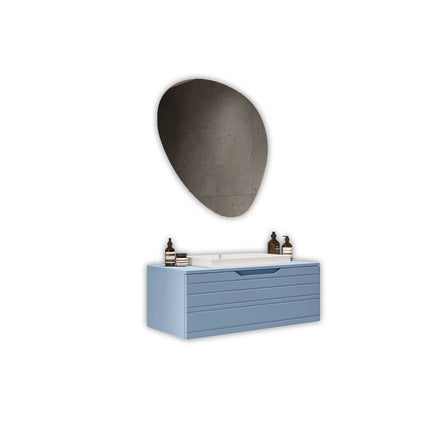 Composizione Bagno Sospesa 90cm Cassetto Singolo - Solmira