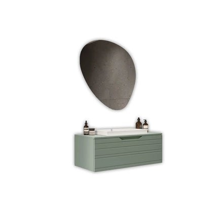 Composizione Bagno Sospesa 90cm Cassetto Singolo - Solmira
