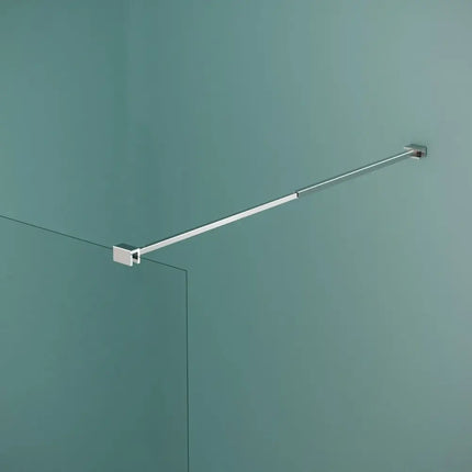 Parete Walk-In Vetro Temperato 8mm Profili Cromo — da 80 a 150 cm