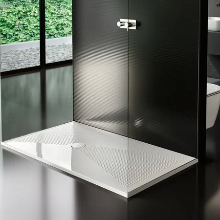 Piatto Doccia In Ceramica H.3cm Con Massaggio Plantare - Althea UP