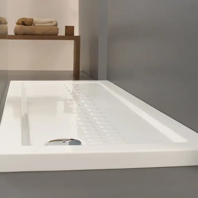 Piatto Doccia In Ceramica H5.5cm Bianco Lucido - Althea ITO