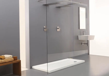 Piatto Doccia In Ceramica H5.5cm Bianco Lucido - Althea ITO