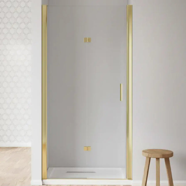 Porta Doccia a Libro H190cm Profili Oro