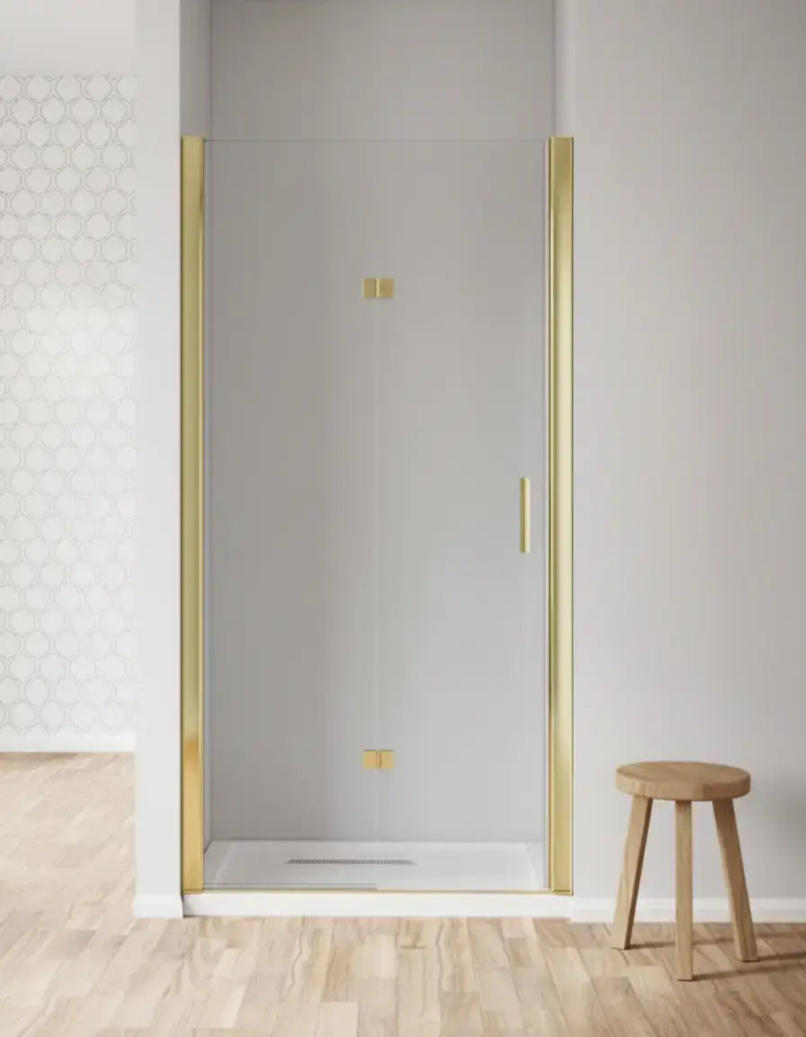 Porta Doccia a Libro H190cm Profili Oro