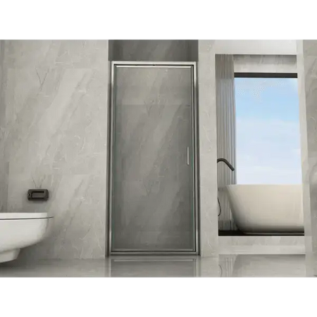 Porta Doccia Trasparente Ad Apertura Rototraslante H190cm Anticalcare