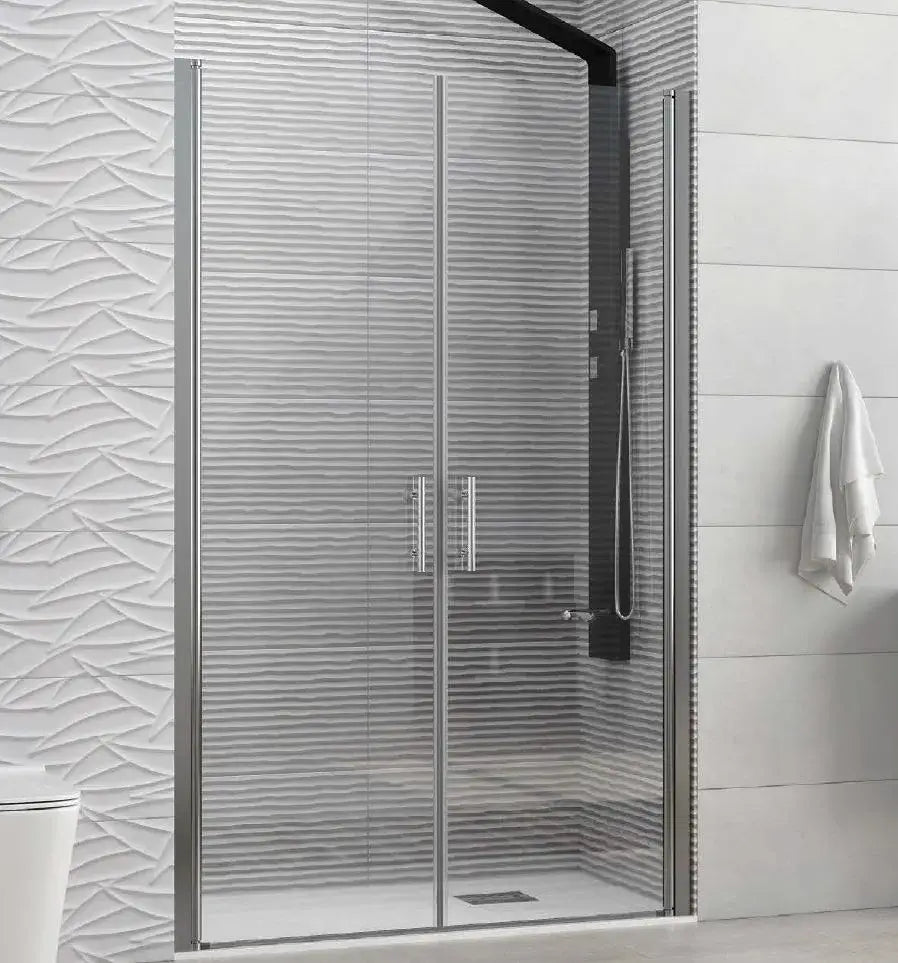 Porta Doccia Saloon H190 6mm Trasparente - Shopbagno.it