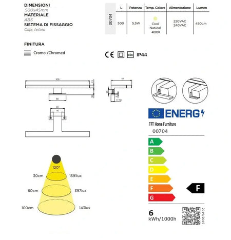 Composizione Bagno 90cm Con Vasca Integrata Cassetto E Specchio