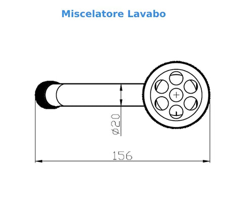 Set Rubinetteria Lavabo e Bidet Karag Inna