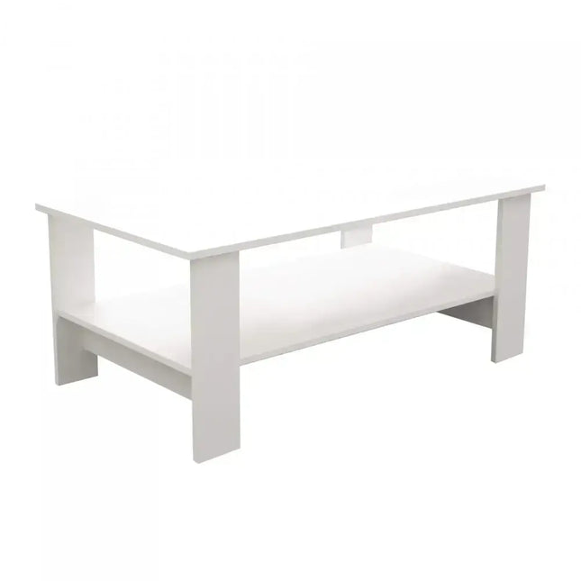 Tavolino da Salotto Moderno in Legno 100x41 H55cm
