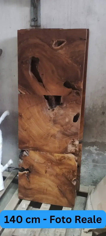 Mensola Porta Lavabo In Teak Naturale