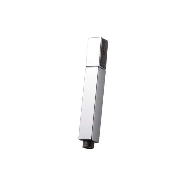 Asta Doccia Con Saliscendi In Ottone Cromato 60cm E Doccetta Moderna - W639E