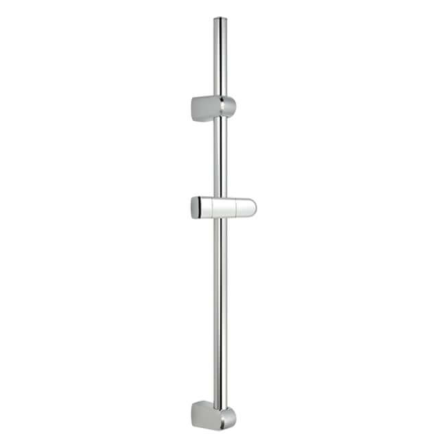 Asta Doccia Con Saliscendi In Ottone Cromato 60cm E Doccetta Moderna - W639E
