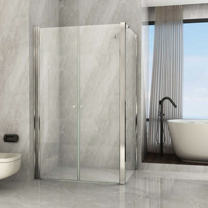 Box Doccia 8mm Porta Saloon Apertura Interna Esterna A Due Ante - Nova 2.0