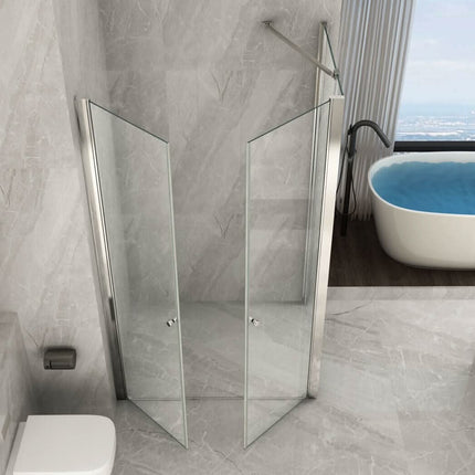 Box Doccia 8mm Porta Saloon Apertura Interna Esterna A Due Ante - Nova 2.0