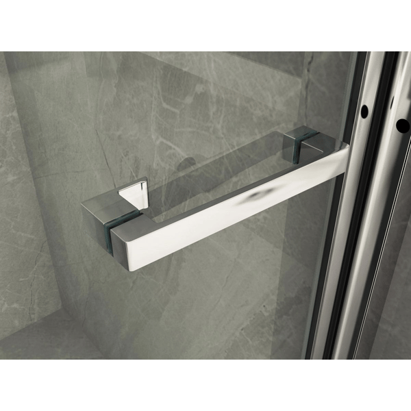 Box Doccia 6mm H190 Lato Fisso Più Anta a Libro Apertura Totale Con Telaio - Box Doccia