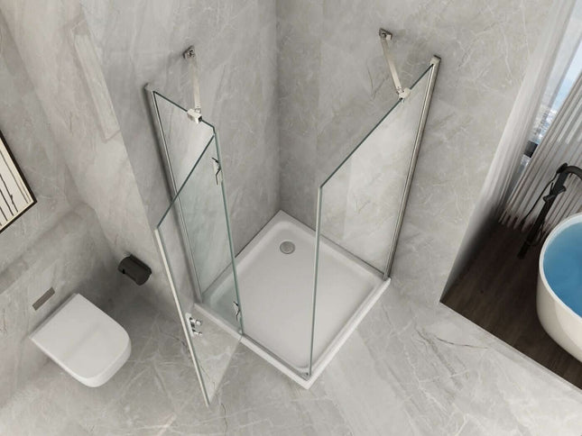 Box Doccia 70x90 Battente 8mm Trasparente Altezza 195 - Aries 2.0