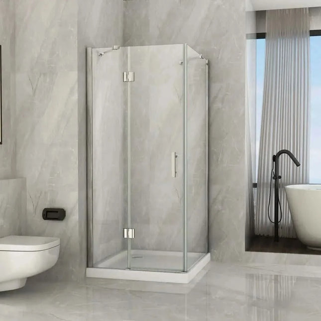 Box Doccia Anta Battente Cristallo 8mm Trasparente H195 - Aries 2.0