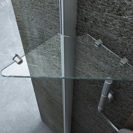 Box Doccia Anta Battente Interna Esterna Cristallo Trasparente 8mm H195 - Gemini