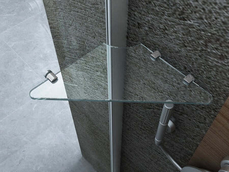 Box Doccia Anta Battente Interna Esterna Cristallo Trasparente 8mm H195 - Gemini
