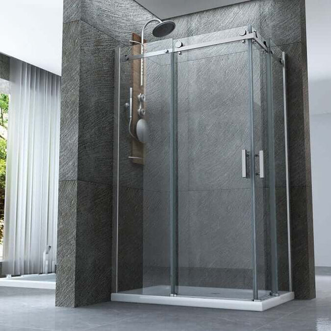Box Doccia Cristallo 8mm Trasparente Doppio Scorrevole H195cm - Scorpius