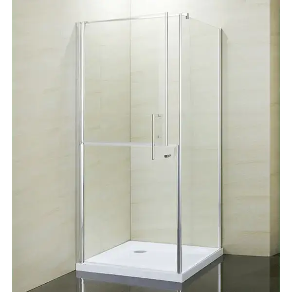 Box Doccia Disabili Fisso E Porta Sdoppiata 6mm H190cm