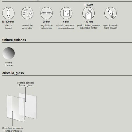 Box Doccia ECO 6mm Porte Scorrevoli H190