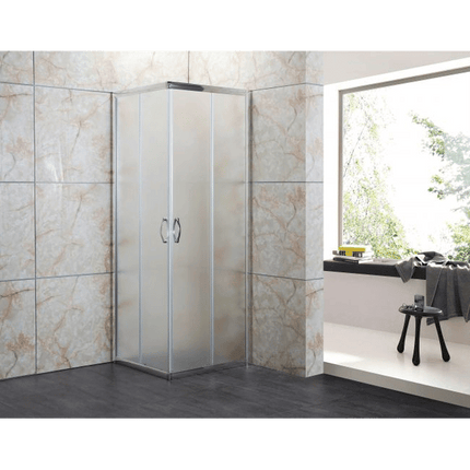 Box Doccia Opaco 4mm Doppia Scorrevole H185