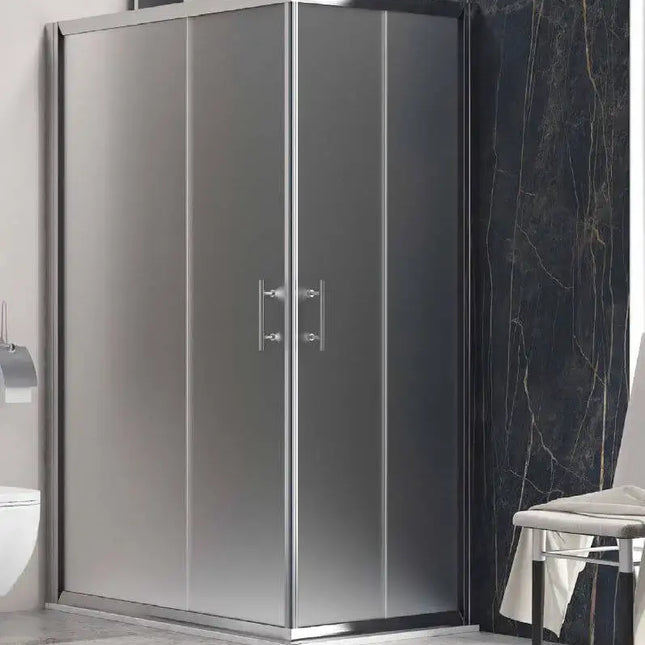 Box Doccia Flora H190 Cristallo Anticalcare 6mm Satine