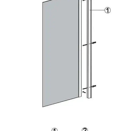 Box Doccia H200 Battente Totale Interno Esterno e Fisso