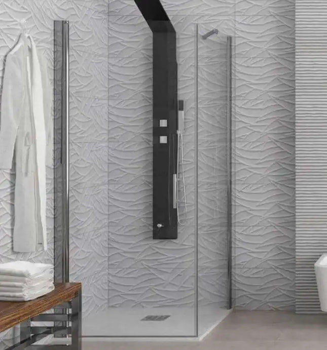 Box Doccia H200 Battente Totale Interno Esterno e Fisso