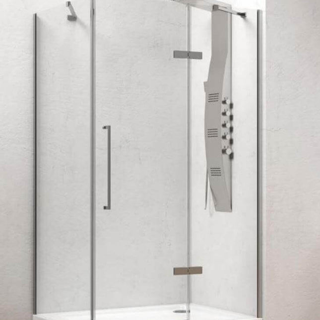 Box Doccia H200 Anta Battente 8mm Trasparente Anticalcare