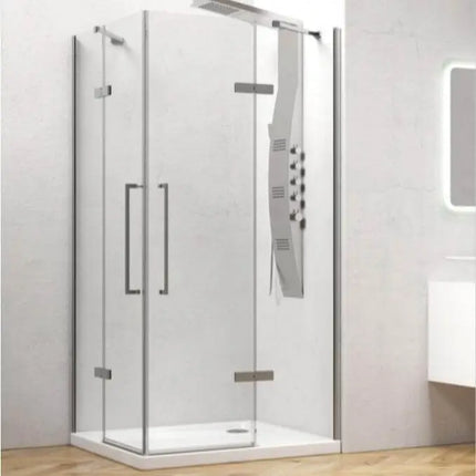 Box Doccia H200 Doppia Anta Battente 8mm Trasparente Anticalcare
