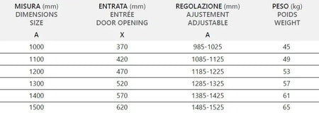Box Doccia H200 Scorrevole Trasparente 8mm Anticalcare