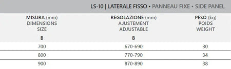 Box Doccia H200 Scorrevole Trasparente 8mm Anticalcare