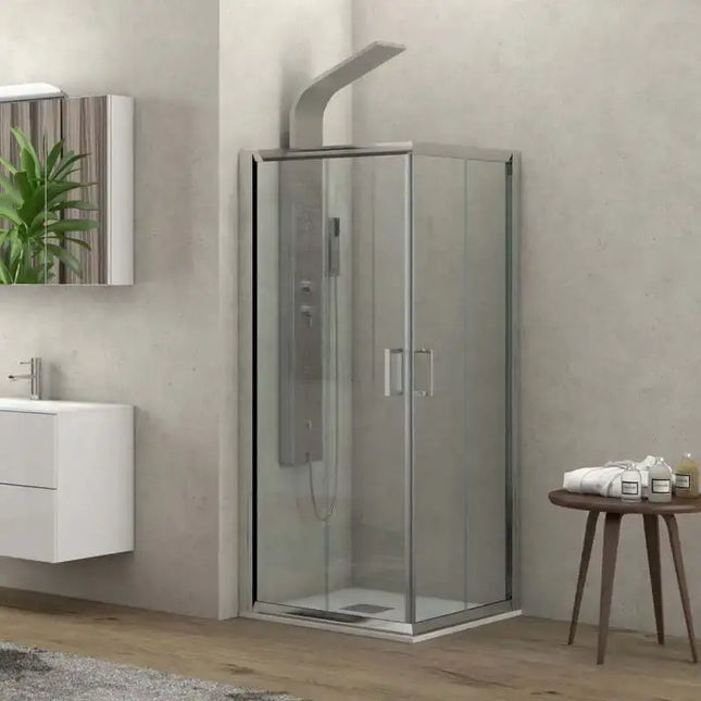 Box Doccia New Flora H190 Cristallo 6mm Porte Scorrevoli