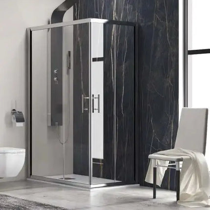 Box Doccia New Flora H190 Cristallo 6mm Porte Scorrevoli