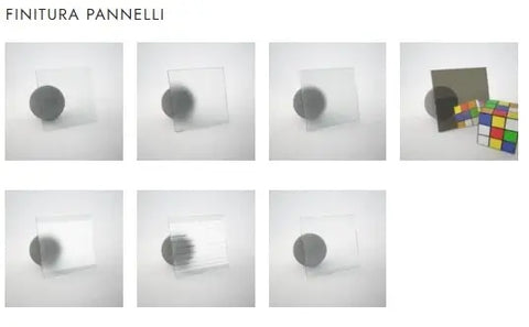 Forte Srl - Finiture cristallo disponibili per box doccia