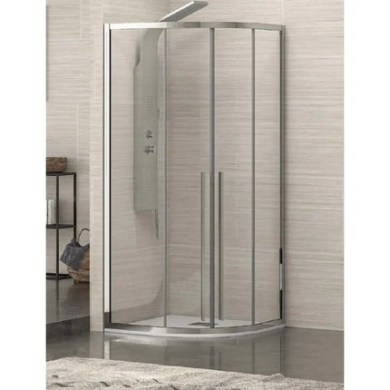 Box Doccia Semicircolare 8mm Anticalcare H200 Anta Scorrevole